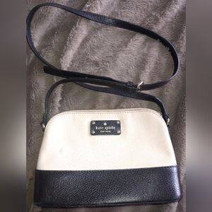 Kate Spade Black and Cream Crossbody Bag